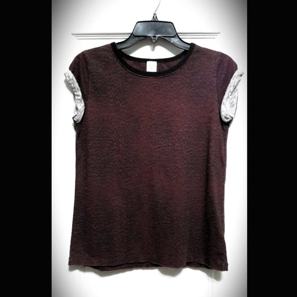 Free People Tops - ⁕ We The Free ⁕  Free People  ⁕ Cheetah Print Clare Tee ⁕ NWOT Size S